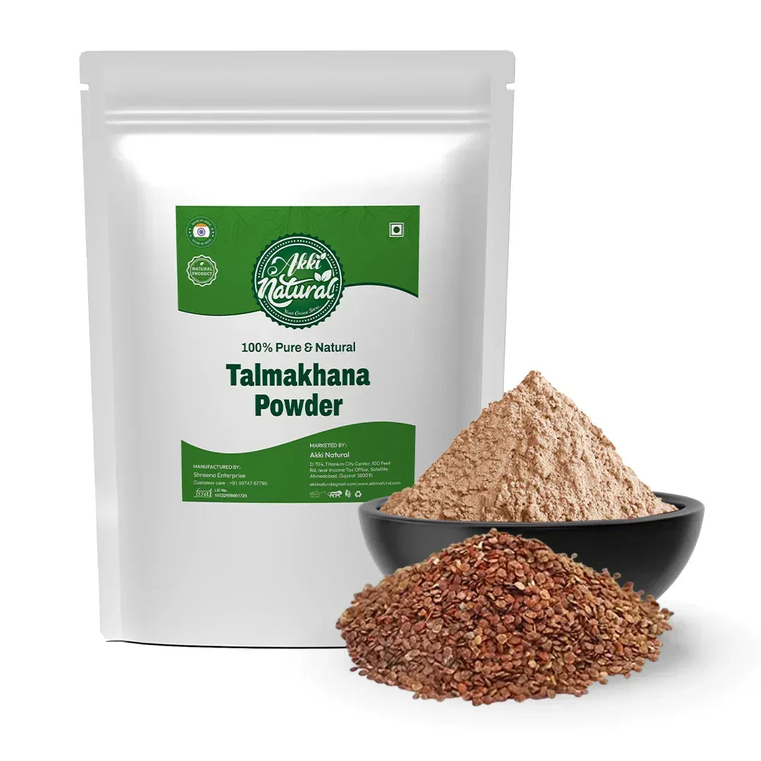 Talmakhana Powder- Taal Makhana Churna- Kokilaksha Beej - Akki Natural 
