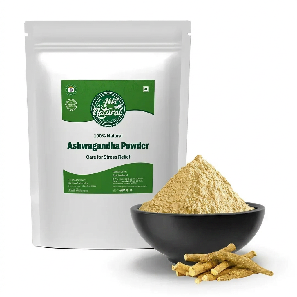 Ashwagandha Powder  (Pure & Natural | Ayurvedic Care for Stress Relief |No Additives)