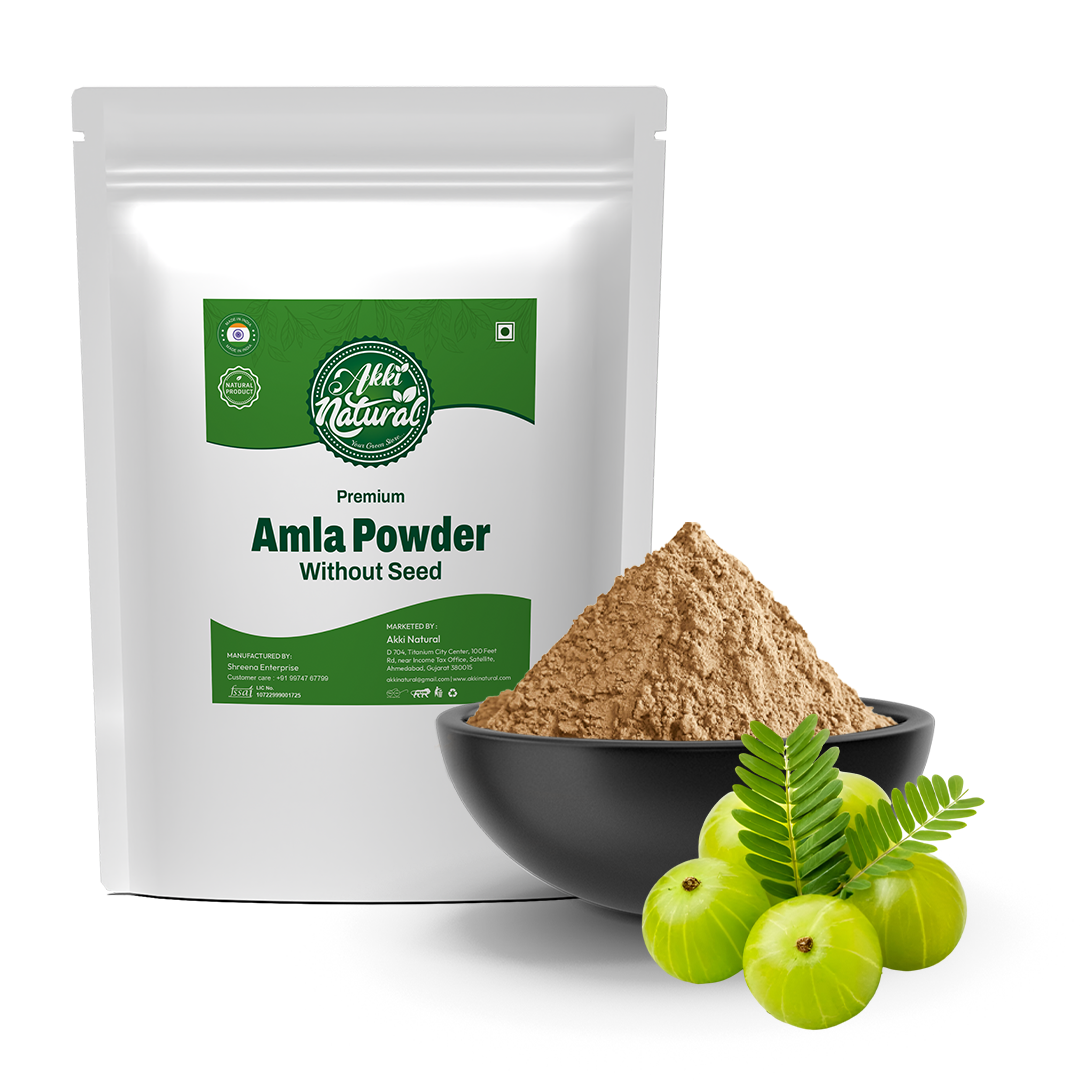 Amla Powder (Without Seeds Amla Powder | Added Drinking, Eating, Hair Nourishment | Repair Damage Hair & Skin Care)