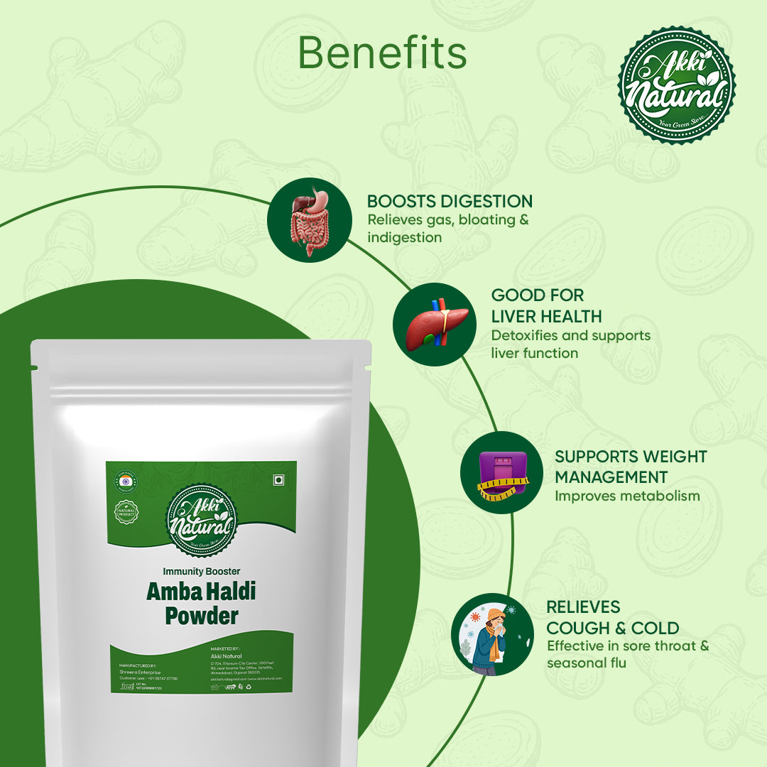 Amba Haldi Powder -  Natural & Pure Immunity Booster